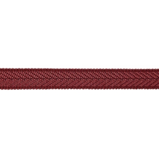 Opulent Herringbone Braid Rouge