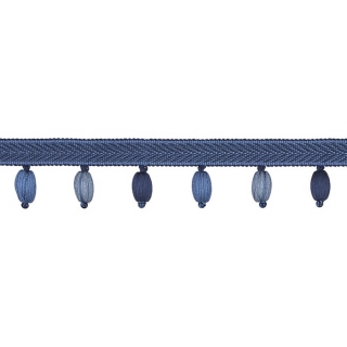 Opulent Ball Fringe Indigo