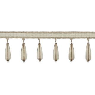 Opulent Teardrop Fringe Bisque