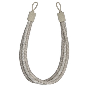 Opulent Rope Tieback Bisque