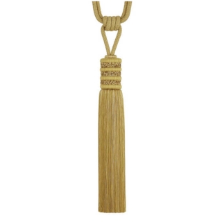 Opulent Tassel Tieback Gold