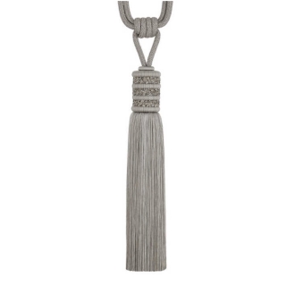 Opulent Tassel Tieback Silver