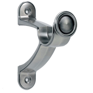 Four Galleria End Bracket Brushed Silver 50mm