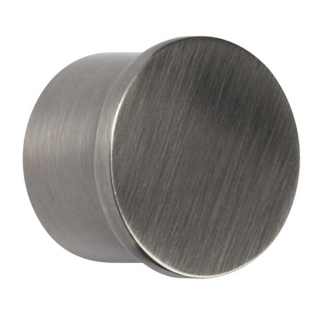 Set of 3 Galleria End Caps 50mm Brushed Silver