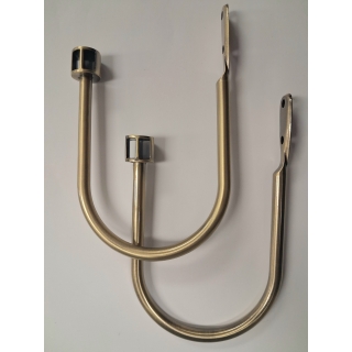 Pair of Brass Holdbacks 140mm