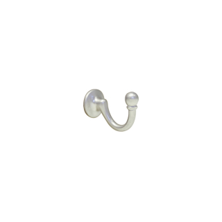 Matt Nickel medium ball end tieback hook