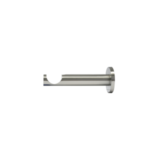 Single Barrel Bracket 28mm Matt Nickel